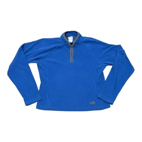 The North Face Jackets & Blazers - The‎ North Face Jacket Women’s Medium Blue Fleece Pullover 1/4 Zip